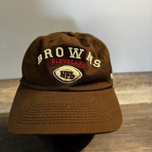 Vintage Puma Brown Men's Browns Cleveland NFL Pro Line Logo Snap Back Cap